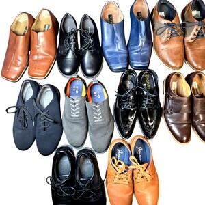 Bulk Men’s Dress Shoe Oxford Lot Of 10 Name Brand Wholesale Reseller High ROI